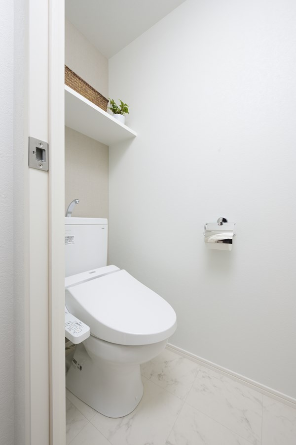 エンクレスト博多駅南SHAREのトイレ|清潔感のあるトイレです