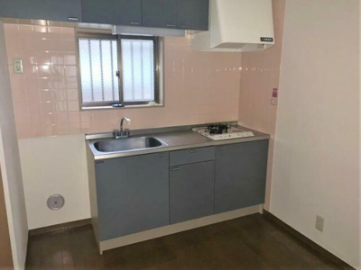 【キッチン】 | モンペール高円寺 | 2口コンロのシステムキッチン。