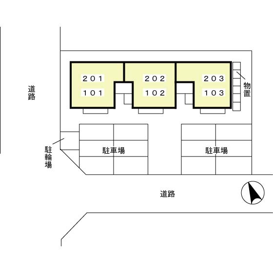 ブォナ・ジョルナータの区画図
