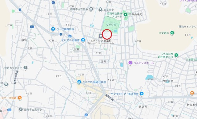 姫路市辻井8丁目　　　中古戸建の地図