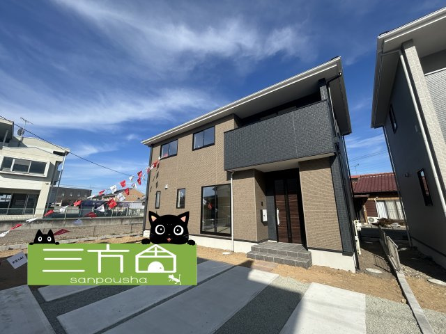 新築　前橋市前箱田町1期　１号棟の外観|現地写真　2026年1月完成しました！ご内覧等、お気軽にお問合せください♪　							
　							
