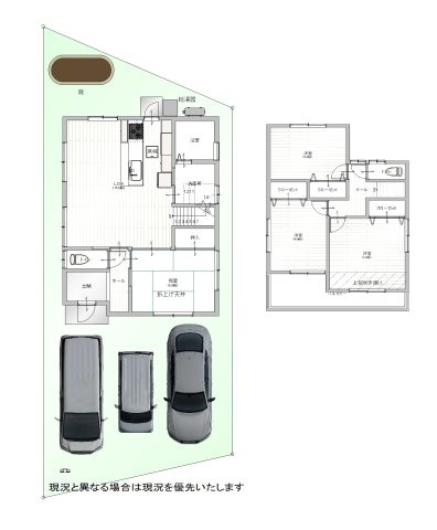 堺市南区檜尾　太陽光発電　駐車3台可能