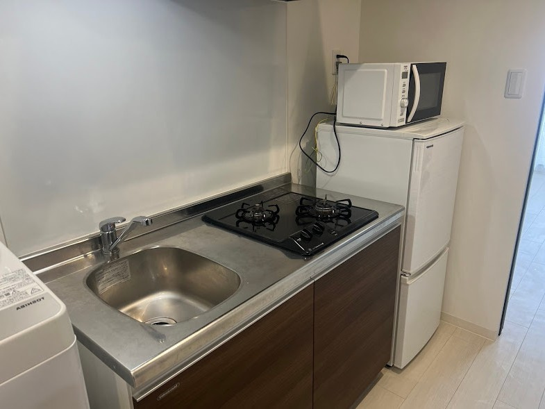 ザ・テラス大道のキッチン|キッチンです（ガスコンロ2口）