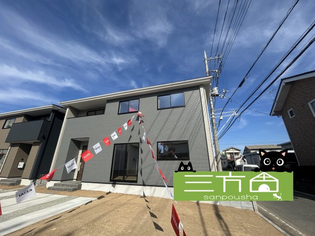 新築　前橋市前箱田町1期　2号棟の外観|現地写真　2026年1月完成しました！ご内覧等、お気軽にお問合せください♪　							
　							
