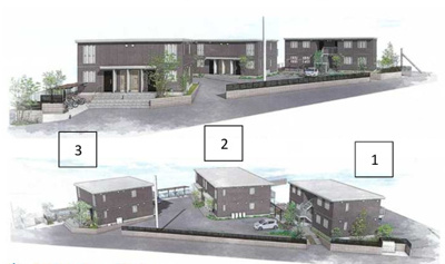 【外観パース】 | Ｃｏｎｔｒａｉｌ１（コントレイル１） | こちら、外観パースです