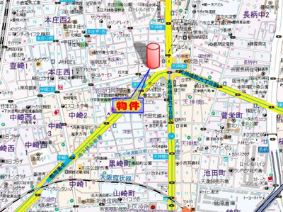 【地図】 | ノルデンタワー天神橋