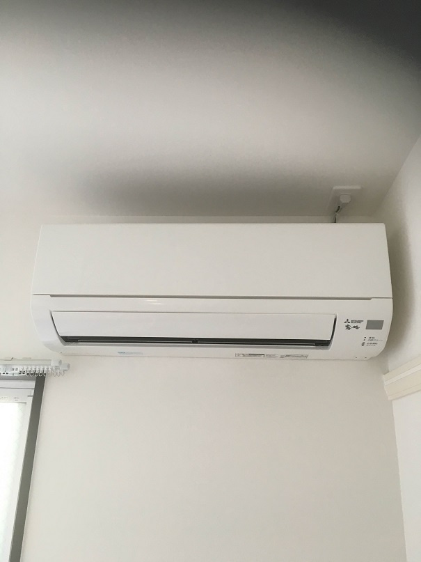 apartmentAの設備|エアコン付きです