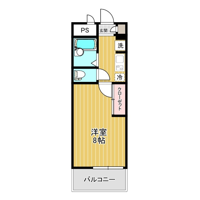apartmentAの間取り|間取図