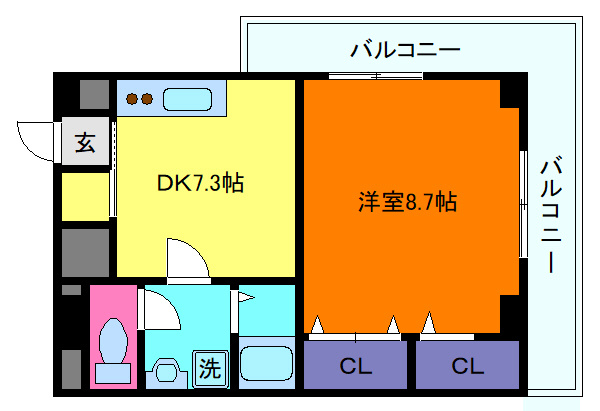パレ・ノーブルの間取り