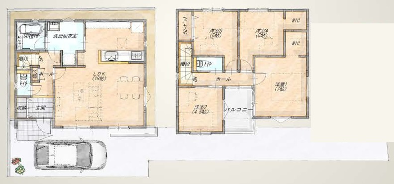 茅ヶ崎市菱沼3丁目　新築戸建　B号棟