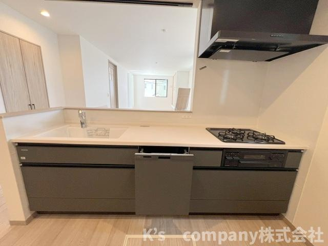 茅ヶ崎市菱沼3丁目　新築戸建　C号棟のキッチン|カウンタ―キッチン☆