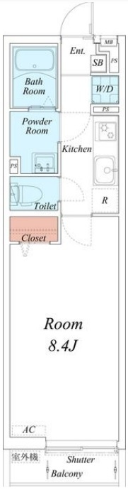 リブリアルカンシエルKの間取り