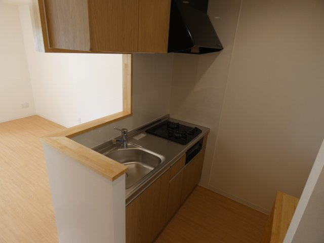 ザ・テラス鏡原のキッチン|お料理しやすいキッチンです