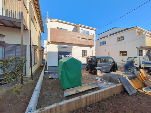 所沢市小手指元町2丁目・全8棟　新築一戸建　1号棟の駐車場|現地写真（2026年1月29日撮影）