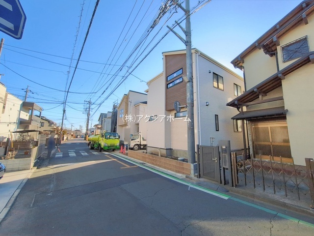 所沢市小手指元町2丁目・全8棟　新築一戸建　1号棟の前面道路含む現地写真|現地写真（2026年1月29日撮影）