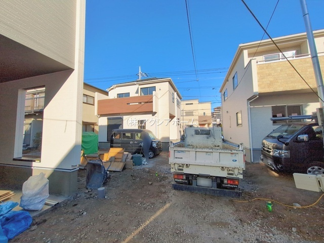 所沢市小手指元町2丁目・全8棟　新築一戸建　1号棟の前面道路含む現地写真|現地写真（2026年1月29日撮影）