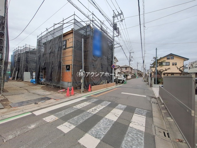 所沢市小手指元町2丁目・全8棟　新築一戸建　1号棟の前面道路含む現地写真|現地写真（2026年1月7日撮影）