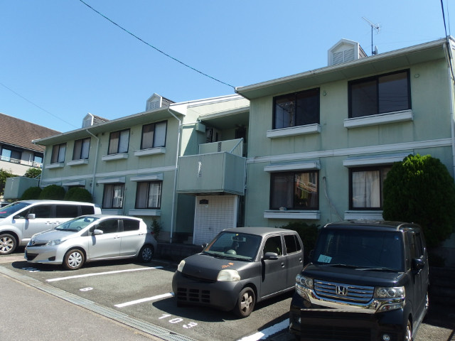 ジュネス若松の駐車場