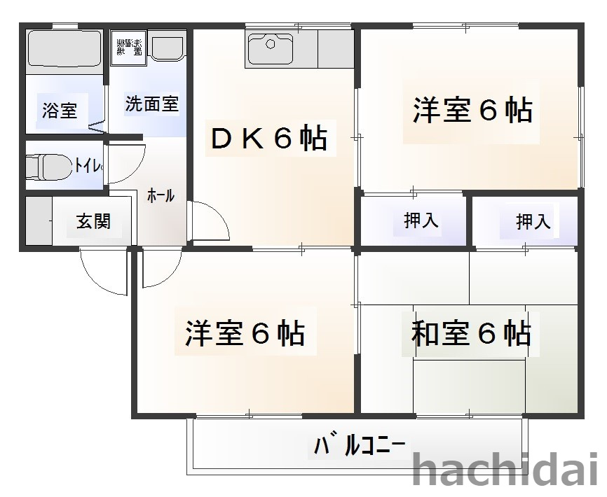【間取り】の画像