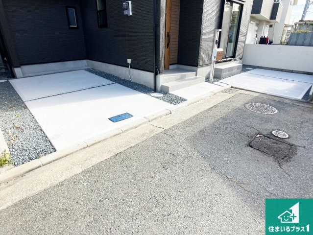 加古川市野口町良野　第15期　新築一戸建ての駐車場|２台分の駐車スペース有り！急な来客でも安心です！
