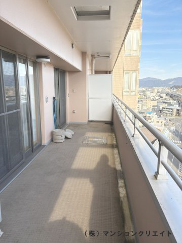 シンフォニアガーデン福井のバルコニー|バルコニーは東側です