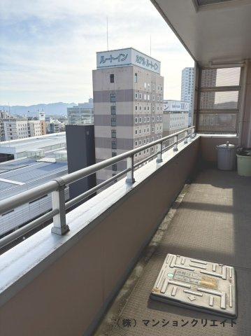 シンフォニアガーデン福井のバルコニー