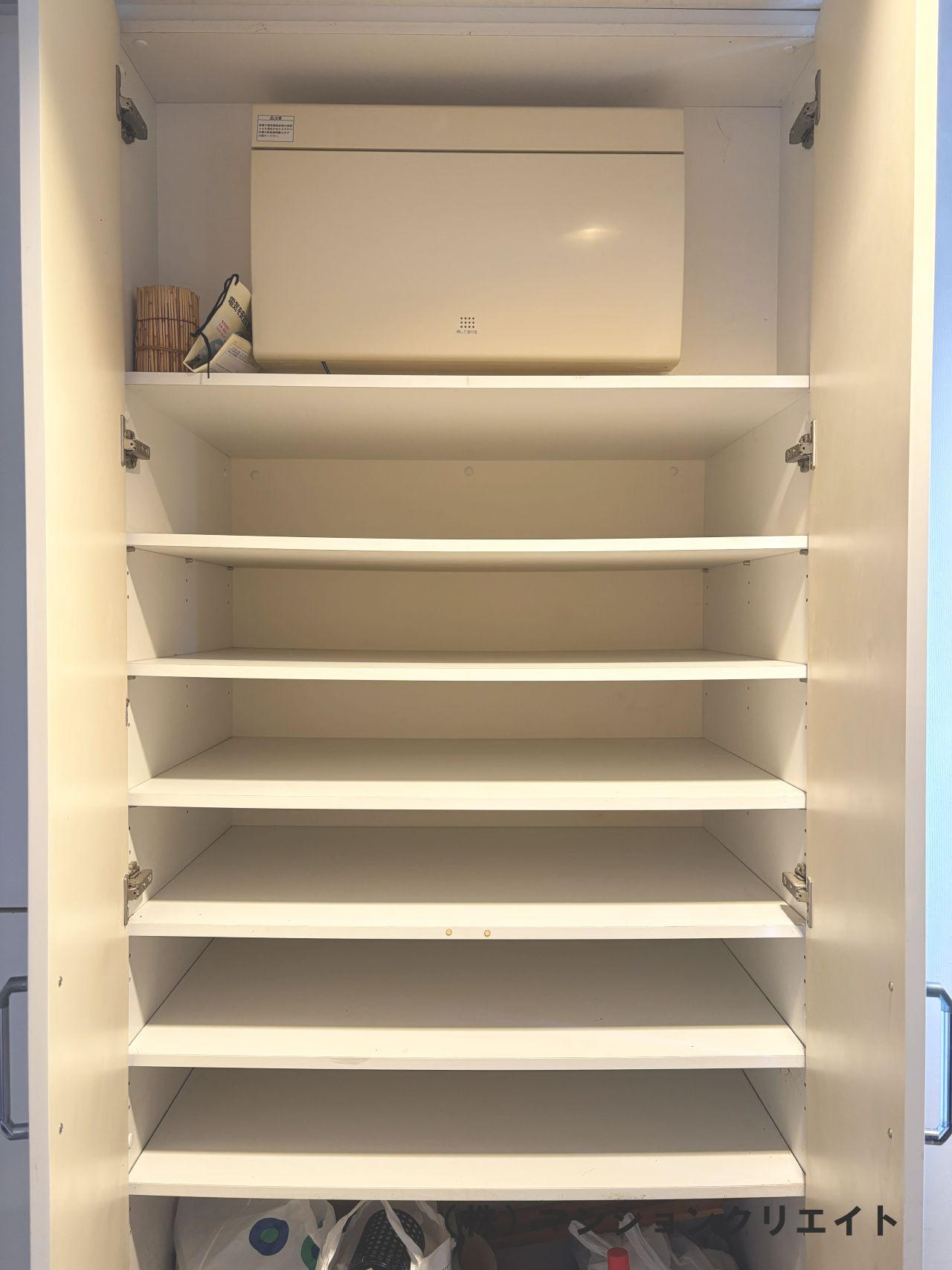 シンフォニアガーデン福井の収納|シューズクローゼット内部