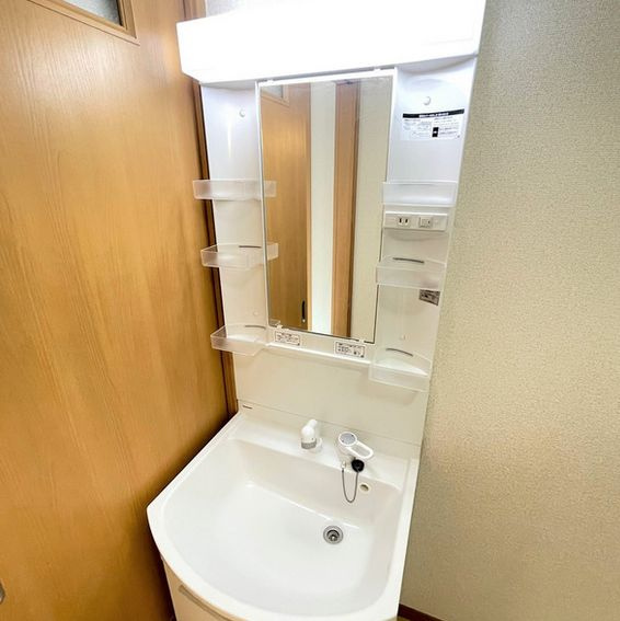 ボヌールC棟の独立洗面台