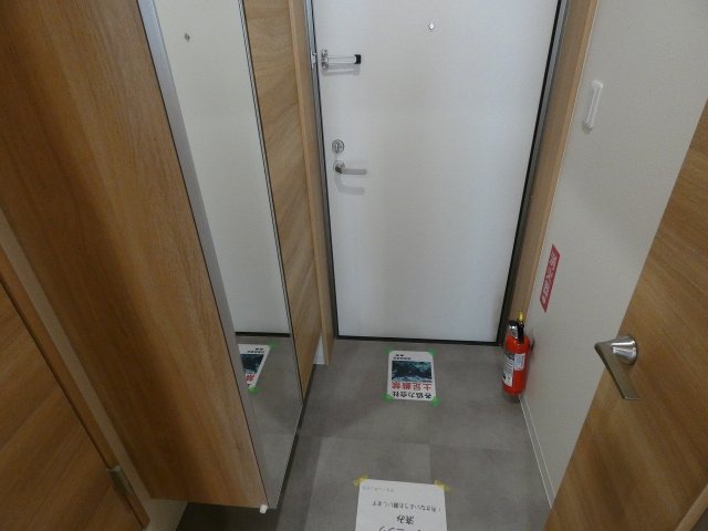 ザ・テラス鏡原の玄関|毎日通る玄関はこちらです