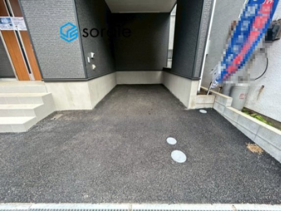 入間市東藤沢第27期　新築戸建　クレイドルガーデンの駐車場|令和8年4月27日撮影。