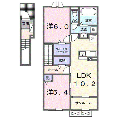 ヴィラ　ルーチェ　Ｂ