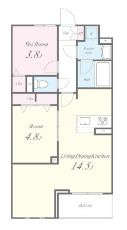 CasaCocoの間取り