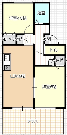 【間取り】 | プレジール恩田