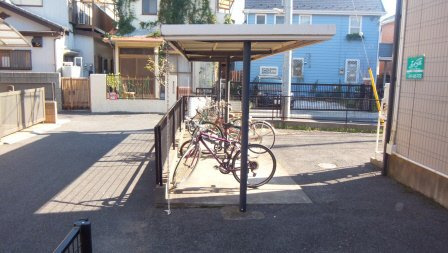 クレール船橋のその他共用部分|駐輪場つき