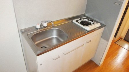クレール船橋のキッチン|1口ガスコンロ付き