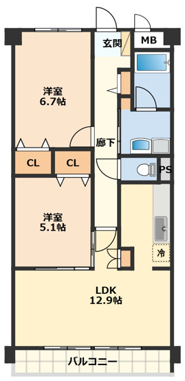 【間取り】 | リヴィエール