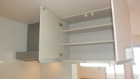 シエルブルーのその他|上部に棚・換気扇あります