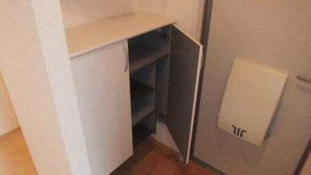 シエルブルーの玄関|下駄箱完備