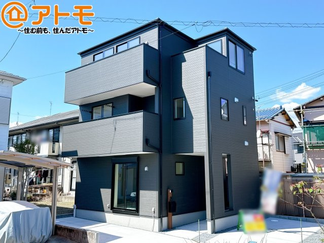 【外観】 | 葵区古庄6丁目　新築戸建　全1棟 | スタイリッシュな外観は毎日の帰宅が楽しみになりますね♪