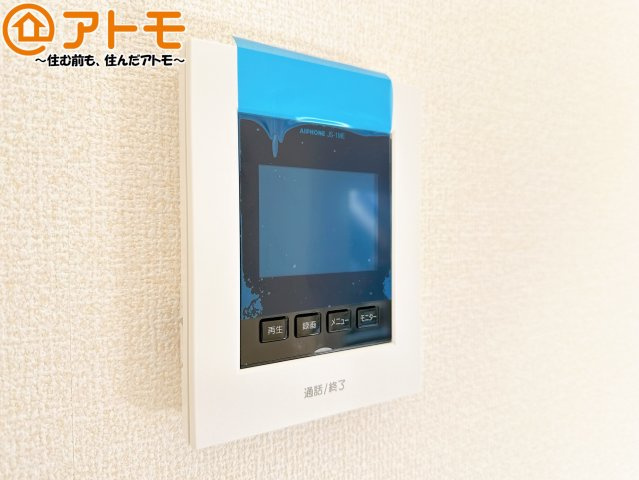【防犯設備】 | 葵区古庄6丁目　新築戸建　全1棟 | TVモニター付きインターホンは訪問者を確認することができて、防犯性に優れています♪