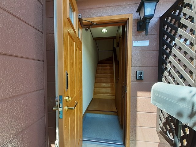 ハピネスヴィレッヂＡの玄関|玄関