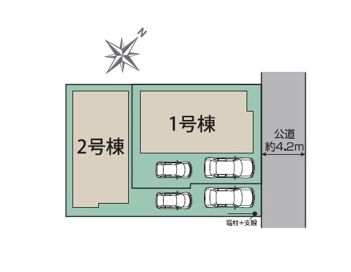 【区画図】 | 志木市柏町2丁目　全2棟　2号棟 | 2号棟