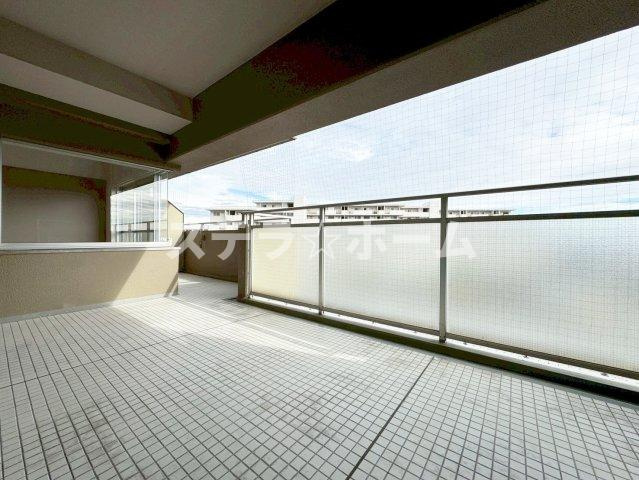 パラツィーナセシリア豊中のバルコニー|陽当たり良好なバルコニーです