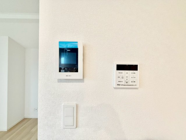 杉並区浜田山1丁目　新築戸建の防犯設備|来客時に便利な、モニター付きインターホン。

現地ご見学希望・資料請求などお気軽にお問い合わせ下さい！
03-5990-5201