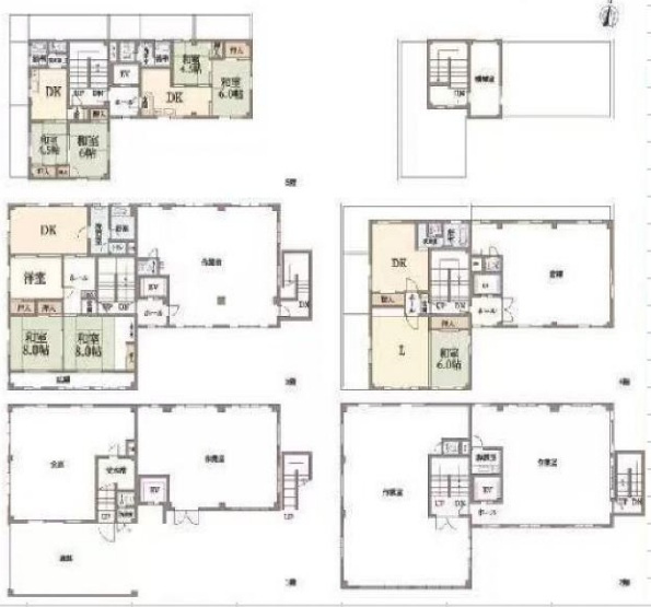 大阪市東淀川区井高野２丁目の倉庫の間取り