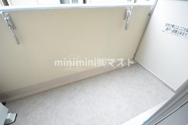 LC天王寺東のバルコニー