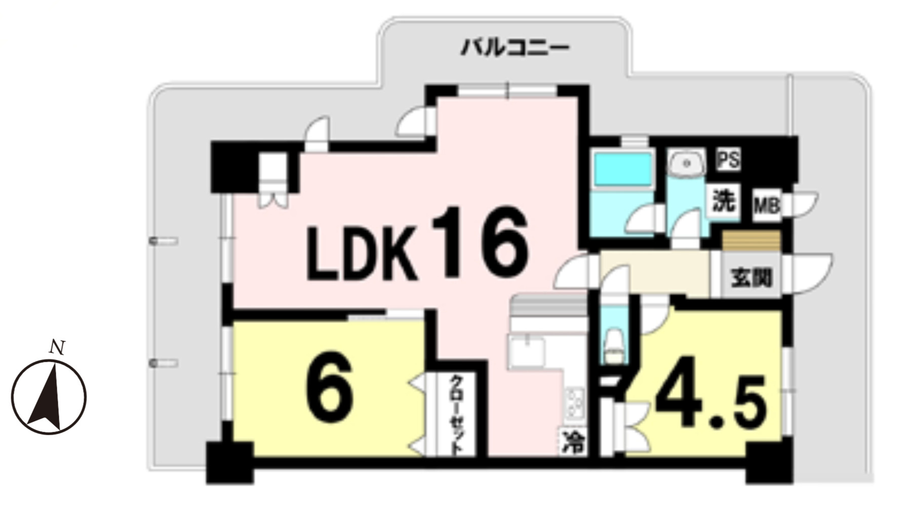 ドリームホーム松戸の間取り