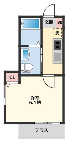 【間取り】 | ブリーズ東船橋 | 間取り