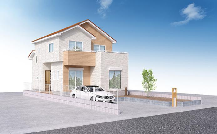 かすみがうら市稲吉3丁目25-P1　新築戸建　2号棟