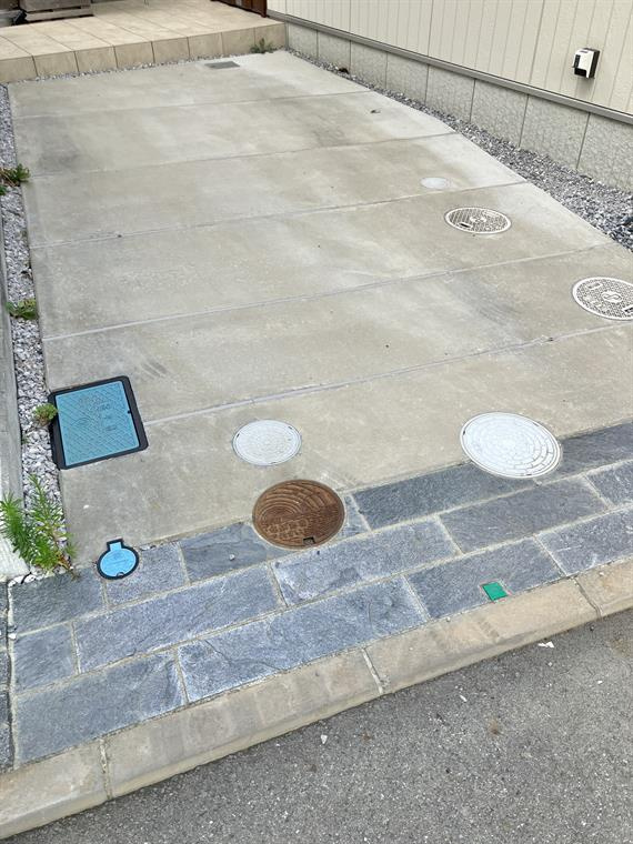 東海岸南戸建の駐車場